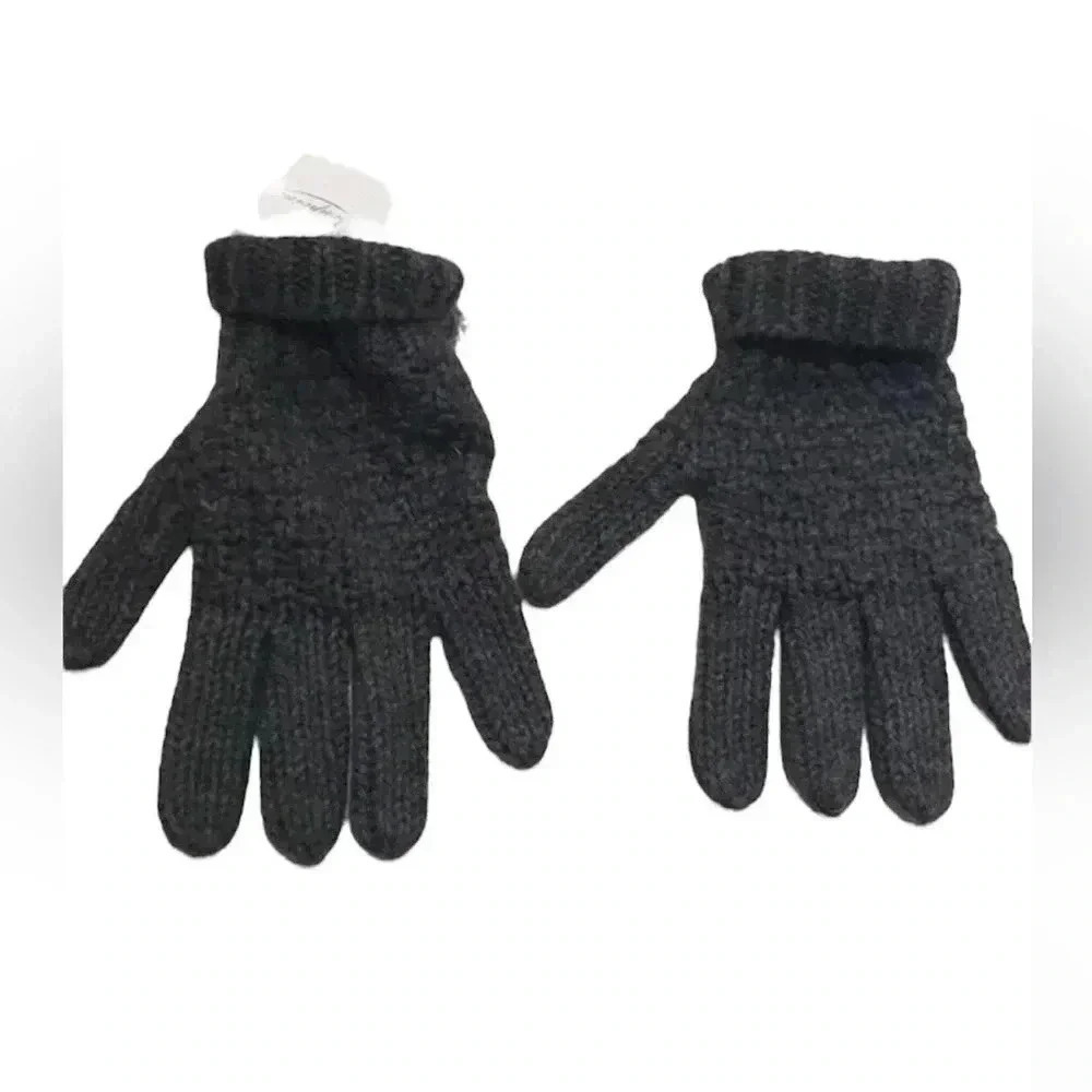 NWT Bonpoint knit gloves, mitten spring ANGORA, wool, sz  5